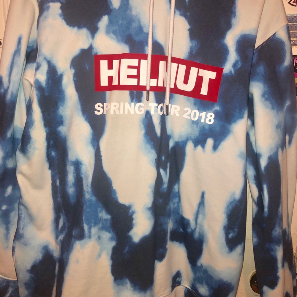 Helmut Lang tie dye hoodie